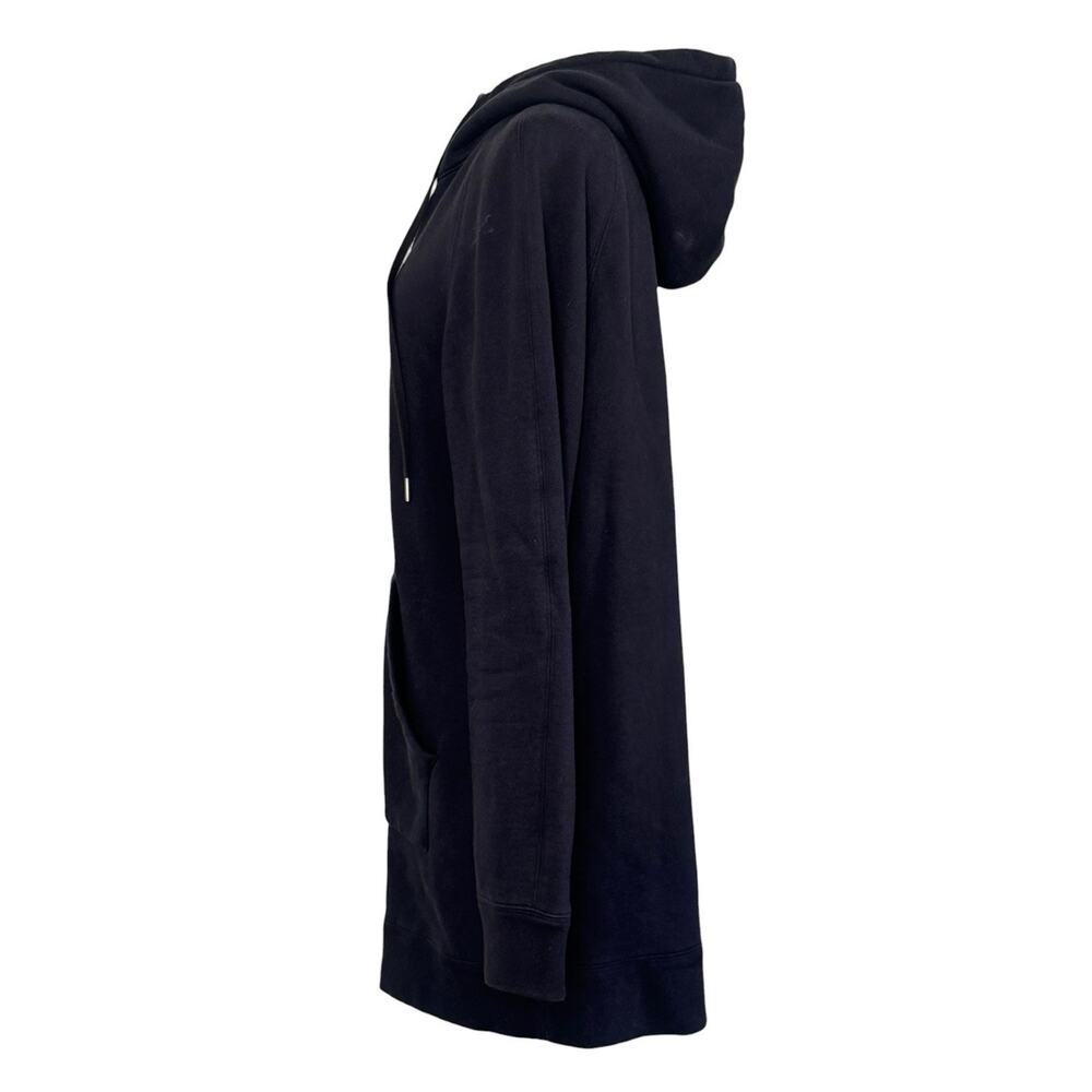 HELMUT LANG Relaxed Full Zip Hoodie Sweatshirt Black Oversized Cozy Men’s Size L - Picture 9 of 10